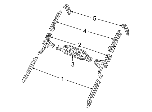 2023 Jeep Gladiator Interior Trim - Cab Diagram 4 - Thumbnail