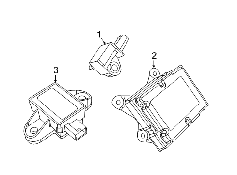 2022 Chrysler Voyager Air Bag Components Diagram 2 - Thumbnail