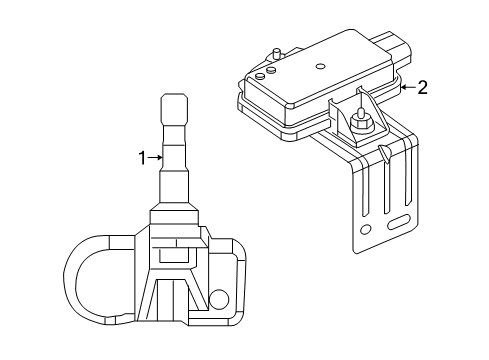 2023 Jeep Wrangler Tire Pressure Monitoring Diagram