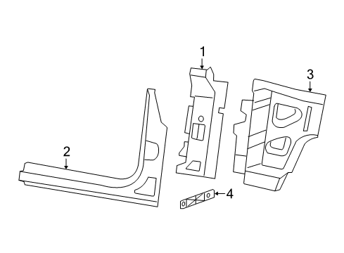 2023 Jeep Wrangler Hinge Pillar Diagram 1 - Thumbnail