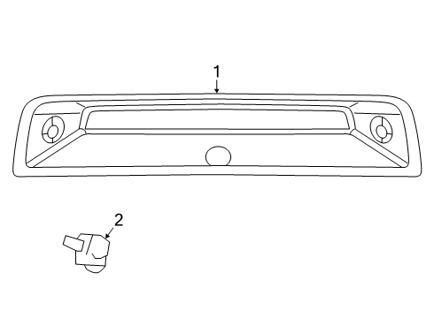 2023 Ram 3500 Parking Aid Diagram 8 - Thumbnail
