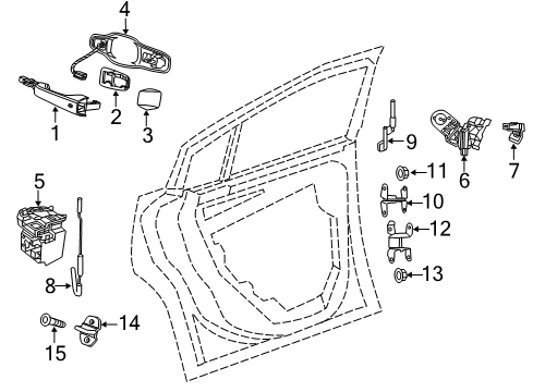 2022 Chrysler 300 Rear Door - Electrical Diagram 3 - Thumbnail