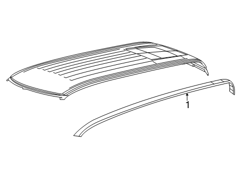 2022 Ram 1500 Exterior Trim - Cab Diagram 2 - Thumbnail