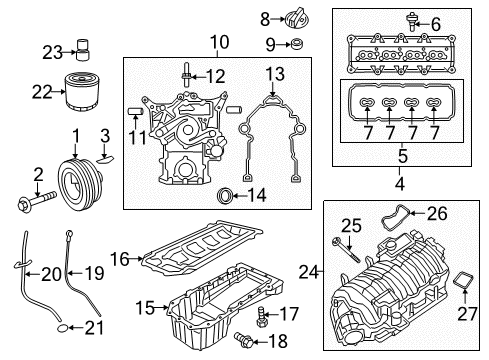 2021 Dodge Charger Engine Parts & Mounts, Timing, Lubrication System Diagram 4 - Thumbnail