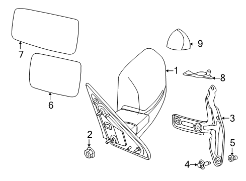 2021 Ram 1500 Classic Mirrors, Electrical Diagram 3 - Thumbnail