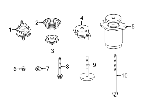 2022 Jeep Gladiator Frame & Components Diagram 1 - Thumbnail