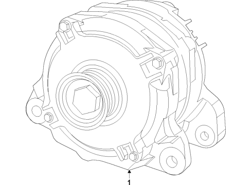 2022 Ram 2500 Alternator Diagram 1 - Thumbnail