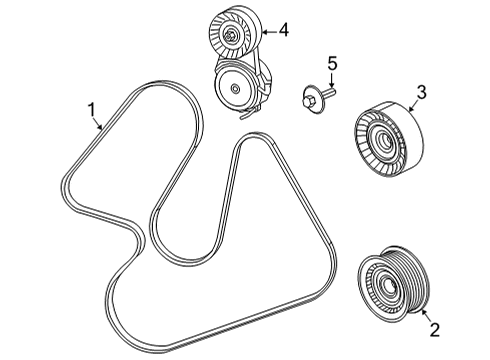 2022 Ram 1500 Belts & Pulleys, Maintenance Diagram 1 - Thumbnail