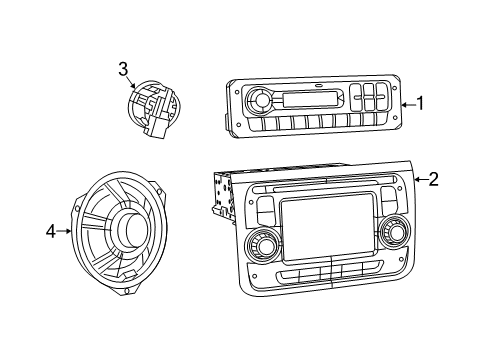 2023 Ram ProMaster 3500 Sound System Diagram