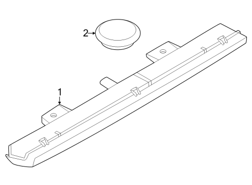 2024 Dodge Hornet High Mount Lamps Diagram