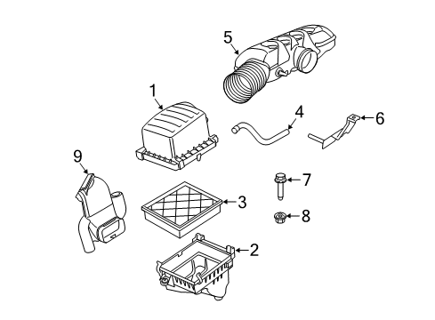 2023 Dodge Durango Air Inlet Diagram 2 - Thumbnail