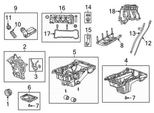 2022 Jeep Grand Cherokee L Dipstick Diagram for 68450894AA