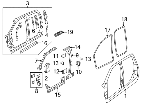 2023 Ram 1500 Classic Uniside Diagram 1 - Thumbnail