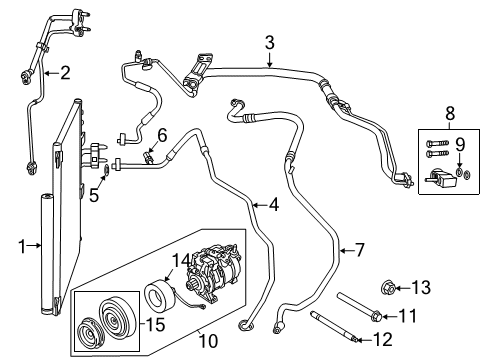 2023 Ram 3500 A/C Compressor Diagram 1 - Thumbnail