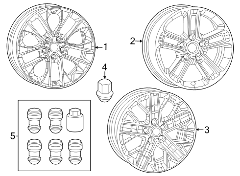 2023 Jeep Wrangler Wheels Diagram 3 - Thumbnail