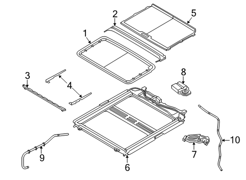 2022 Ram 2500 Sunroof Diagram 1 - Thumbnail