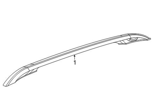 2021 Jeep Grand Cherokee L Luggage Carrier Diagram 3 - Thumbnail