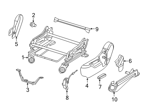 2022 Dodge Durango Tracks & Components Diagram 1 - Thumbnail