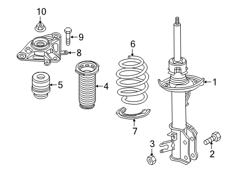 2022 Jeep Compass Struts & Components - Rear Diagram 2 - Thumbnail
