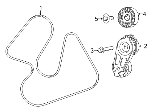 2022 Ram 1500 Belts & Pulleys, Maintenance Diagram 4 - Thumbnail