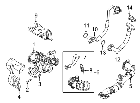 Inlet Tube Diagram for 68440262AA