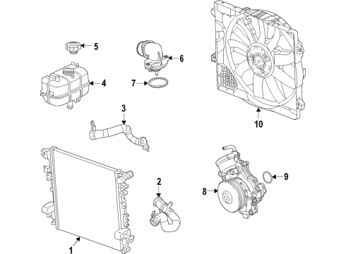 2023 Jeep Wrangler Block Heater Diagram for 68523853AA