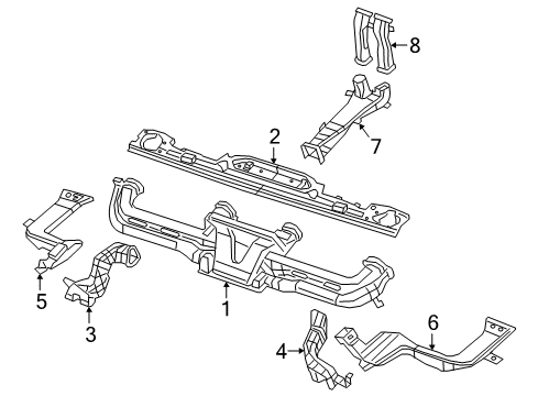 2022 Jeep Wrangler Ducts Diagram