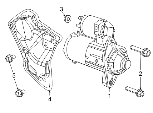 2023 Ram 1500 Starter Diagram 3 - Thumbnail
