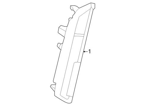 2024 Jeep Grand Cherokee Side Marker Lamp, Front Passenger Side Diagram for 68378432AB
