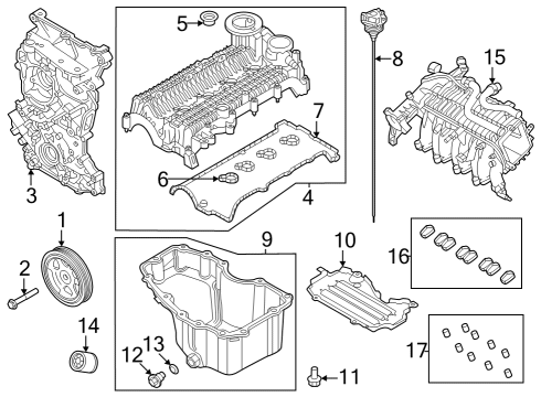 2024 Dodge Hornet Crankshaft Pulley Diagram for 68608768AA