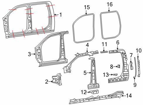 2023 Ram 1500 Uniside Diagram 1 - Thumbnail