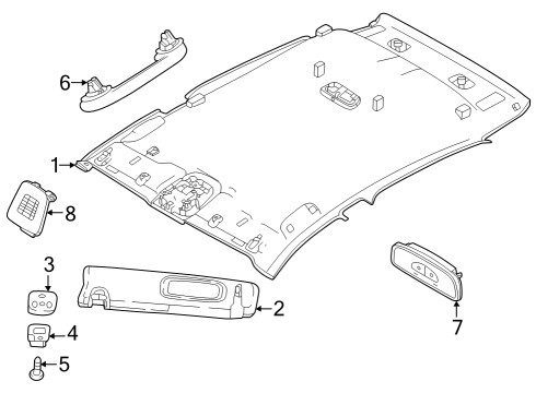 2023 Dodge Hornet Dome Lamp Diagram for 6ND77LXHAA