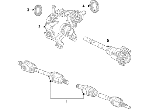 2021 Jeep Grand Cherokee L Pinion Seal Diagram for 68530767AA