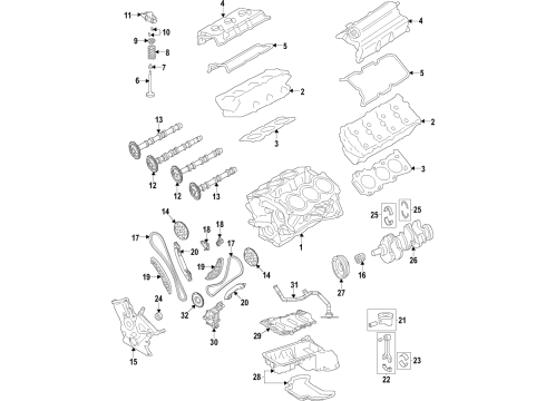 2023 Jeep Wrangler Engine Parts & Mounts, Timing, Lubrication System Diagram 6 - Thumbnail
