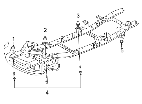 2021 Ram 2500 Frame & Components Diagram 4 - Thumbnail