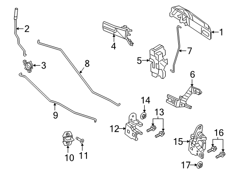 2022 Ram 3500 Lock & Hardware Diagram 2 - Thumbnail