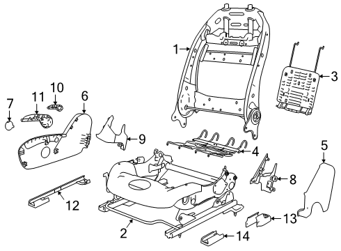 2022 Jeep Cherokee Tracks & Components Diagram 2 - Thumbnail