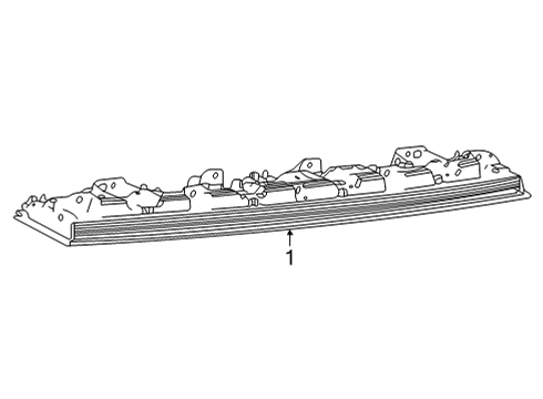 2023 Jeep Wagoneer L High Mount Lamps Diagram