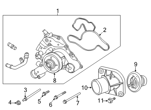 2022 Ram 1500 Water Pump Diagram 2 - Thumbnail