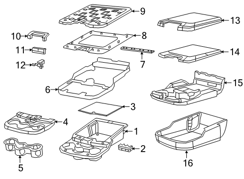 2023 Ram 3500 Front Seat Components Diagram 2 - Thumbnail