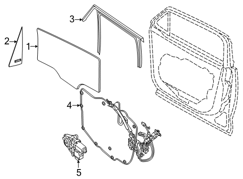 2021 Jeep Renegade Front Door, Electrical Diagram 1 - Thumbnail