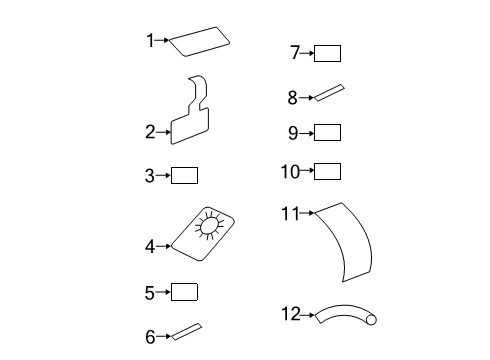 2022 Ram 2500 Information Labels Diagram