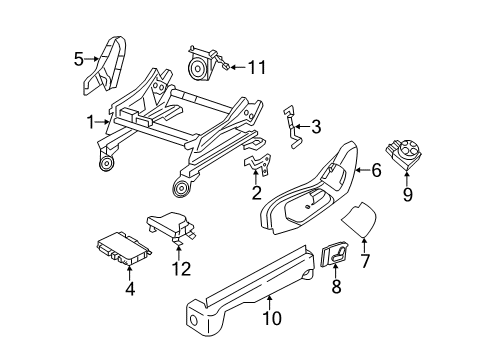 2022 Dodge Durango Tracks & Components Diagram 3 - Thumbnail