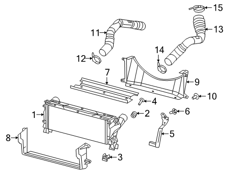 2023 Ram 2500 Intercooler  Diagram