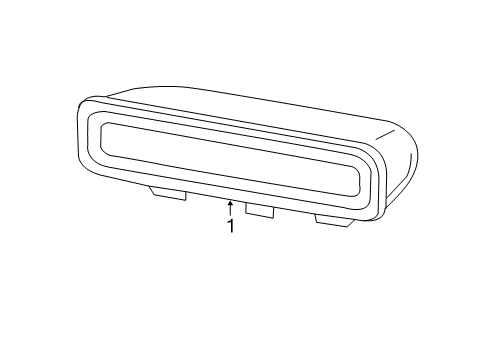2024 Jeep Wrangler High Mount Lamps Diagram