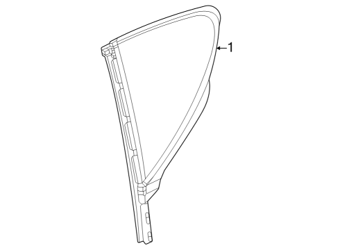 2024 Dodge Hornet Glass & Hardware  Diagram
