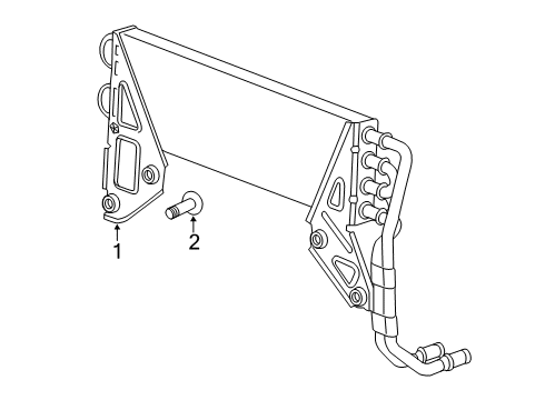 2022 Ram 2500 Power Steering Oil Cooler Diagram 1 - Thumbnail
