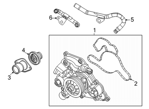 2022 Jeep Grand Cherokee L Water Pump Diagram 2 - Thumbnail