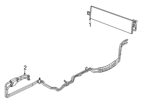 2022 Dodge Durango Oil Cooler  Diagram 4 - Thumbnail