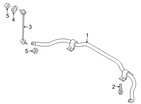 2022 Ram ProMaster City Stabilizer Bar & Components  Diagram